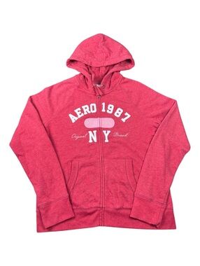 Aeropostale Y2K 1987 NY Full Zip Hoodie
